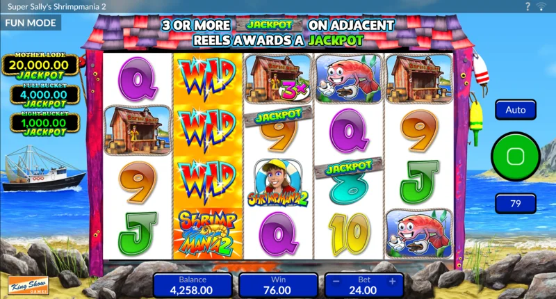 Super Sally's Shrimpmania 2 - Expanding Symbol ने पूरी रील पर Wild को फैलाया